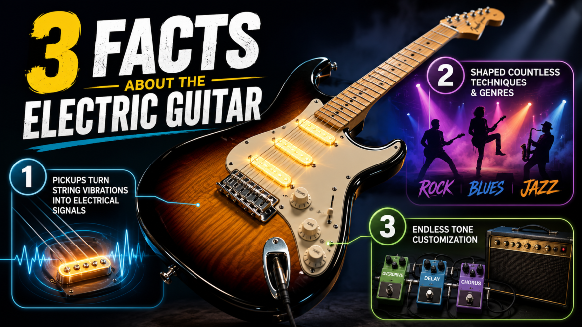 3 facts about the electric guitar