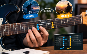 Minor to Major - The 3-Fret Shift